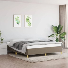 ΠΛΑΙΣΙΟ ΚΡΕΒΑΤΙΟΥ BOXSPRING TAUPE 160X200 ΕΚ. ΥΦΑΣΜΑΤΙΝΟ 3120973