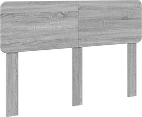vidaXL Σκελετός Κρεβατιού Γκρι Sonoma 150 x 200 cm