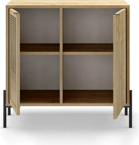 Μπουφές Naive Megapap χρώμα sapphire oak 80x40x80εκ.
