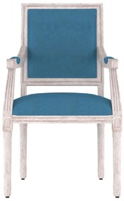 Πολυθρόνα Μπλε 54 x 59 x 99 εκ. Βελούδινη - Μπλε
