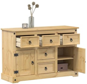 vidaXL Ντουλάπι Corona 112 x 40 x 75 εκ. από Μασίφ Ξύλο Πεύκου