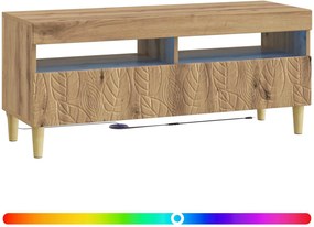 vidaXL Ντουλάπα LED Τηλεόρασης Artisan Δρυς Επεξεργασμένο Ξύλο