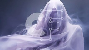 Intra Συλλεκτικό Ξύλινο Παζλ Plywood  4mm - Ethereal Ghostly Figure Σε Ξύλινο Κουτί - Διαστάσεις Puzzle: 10x10 cm – 25 κομμάτια