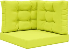 vidaXL Μαξιλάρι Καναπέ Εξωτερικού Χώρου 3 pcs Πράσινο Πολυεστέρας