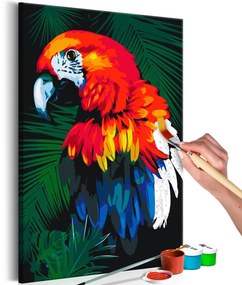 Πίνακας για να τον ζωγραφίζεις - Parrot 40x60