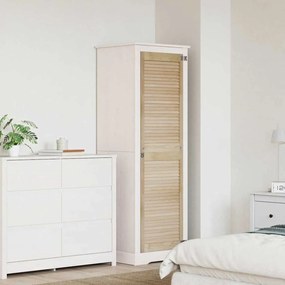 vidaXL Πόρτα Ντουλάπας Φυσικό 140.5 x 2.1 x 49.5 cm Μασίφ ξύλο πεύκου