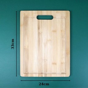 Επιφάνεια Κοπής Κουζίνας από Μπαμπού 33x24x1.5cm