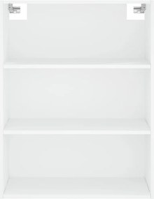 vidaXL Ντουλάπι Λευκό 69,5x34x180 εκ. από Επεξεργασμένο Ξύλο