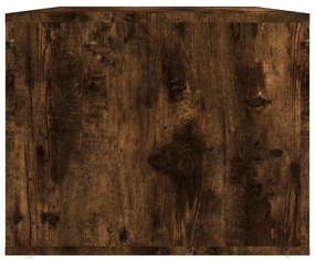 vidaXL Τραπεζάκι Σαλονιού Καπνιστή Δρυς 80x50x40 εκ. Επεξεργασμ. Ξύλο