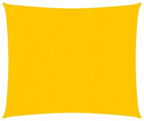 vidaXL Πανί Σκίασης Ορθογώνιο Κίτρινο 2x2,5 μ. HDPE 160 γρ./μ²