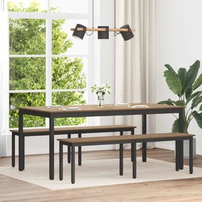 vidaXL παγκάκι Artisan Δρυς 160 x 35 x 45 cm Επεξεργασμένο Ξύλο