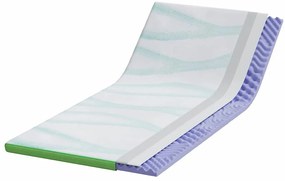 vidaXL Στρώματα Λευκό και Πράσινο 90 x 200 cm