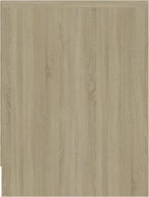 vidaXL Κομοδίνο Χρώμα Sonoma Δρυς 40 x 30 x 40 εκ. από Επεξ. Ξύλο
