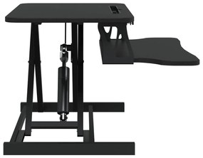 vidaXL Σταθμός Εργασίας Ρυθμιζόμενος 60x40x(13-41,5) εκ. Ατσάλι & Ξύλο