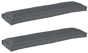 Σετ Μαξιλαριών Πάγου 2 pcs Ανθρακί 150 x 40 x 8 εκ.