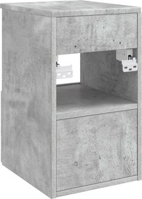 vidaXL Ντουλάπι Μπάνιου Γκρι Σκυροδέματος 30 x 41 x 50 εκ.