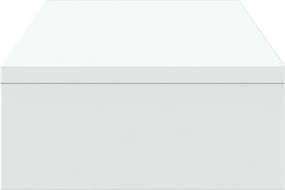 vidaXL Βάση Οθόνης Ρυθμιζόμενο Λευκό 60x24x10,5 εκ. από Επεξ. Ξύλο