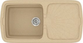 Sanitec Classic 306 (96×51) - Γρανιτένιος νεροχύτης - Granite Cappuccino