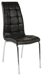 Καρέκλα Amelia Μαύρο 42 x 43 x 95