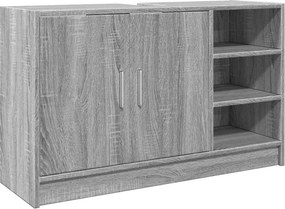 vidaXL Ντουλάπι Νιπτήρα Grey Sonoma 90x29x55 εκ. Επεξεργασμένο Ξύλο