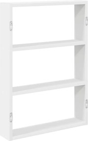 vidaXL Ράφι Τοίχου Λευκό 43x9x60 εκ. από Επεξεργασμένο Ξύλο