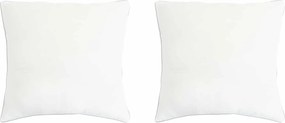 vidaXL Μαξιλάρι 2 pcs Λευκό 40 x 40 cm Ίνες μπαμπού