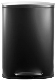 Κάδος Απορριμμάτων Κουζίνας Soloprime Soft Close 01-20910 50lt Black Estia Metal