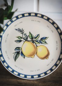 Service Plate Set (6 Pieces) ODL0004 Yellow