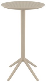 SKY TAUPE BAR Φ60Χ108εκ.ΠΤΥΣ/ΝΟ ΤΡΑΠ. ΠΟΛ/ΝΙΟΥ