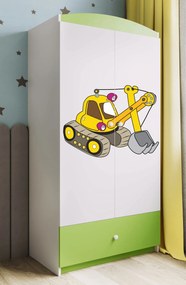 Ντουλάπα Babydreams Cartoon-Prasino-Digger