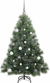 vidaXL Τεχνητό Χριστουγεννιάτικο Δέντρο Πράσινο 150 cm ΠΕ και PVC