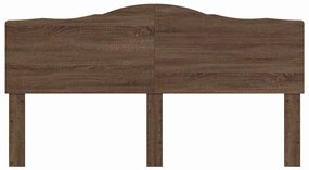 vidaXL Κεφαλάρι με κεφαλάρι Καφέ δρυς 200 cm Επεξεργασμένο ξύλο