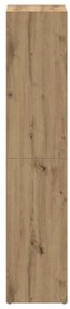vidaXL Ντουλάπι βιβλίων Artisan Oak 36x30x143 cm Κατασκευασμένο ξύλο