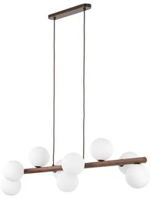 Κρεμαστό Φωτιστικό Οροφής 9xG9 Καφέ Ξύλο Estera Wood 10273 TK Lighting-10273-Καφέ 10273