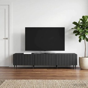 VidaXL Ντουλάπι TV Μαύρο 147 x 34,5 x 32 εκ Επεξεργασμένο Ξύλο