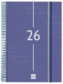 Ατζέντα Finocam YEAR Μπλε A4 21 x 29,7 cm 2026