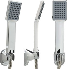 vidaXL Τηλέφωνο Ντους Χρωμέ με Σπιράλ 1,5 μ.