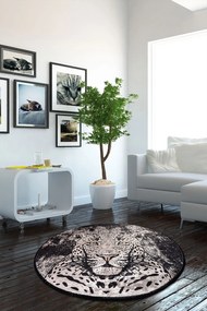 Χαλί Tiger 882CHL1110 Cream-Black Conceptum Hypnose 100X100cm Round
