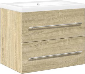 vidaXL Σετ Επίπλων Μπάνιου 2 Τεμαχίων Sonoma Δρυς Επεξεργασμένο Ξύλο