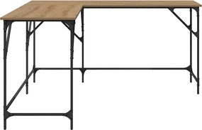 vidaXL Γραφείο Artisan Oak 149 x 149 x 75 εκ. Επεξεργασμένο ξύλο
