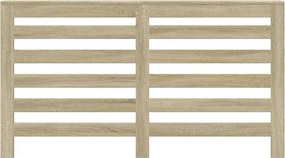 vidaXL Κάλυμμα Καλοριφέρ Sonoma Δρυς 149x20x82 εκ. Επεξεργασμένο Ξύλο
