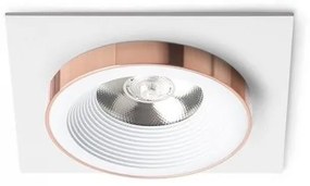 Χωνευτό Σποτ Φωτιστικό Οροφής Led SHARM SQ I H8 Φ11,4 Rendl R13250 Λευκό