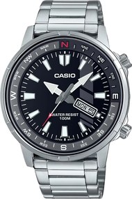 Ανδρικά Ρολόγια Casio MTD-130D-1A2VDF Ασημί (Ø 44 mm)