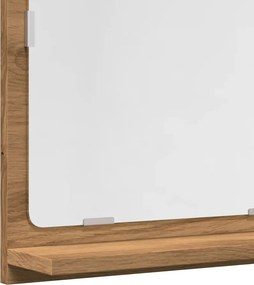 vidaXL Ντουλάπι καθρέφτη μπάνιου Artisan Oak Κατασκευασμένο ξύλο