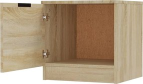 vidaXL Κομοδίνα 2 τεμ. Sonoma Δρυς 40 x 39 x 40 εκ.