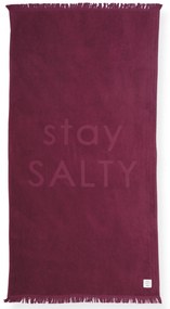 Πετσέτα Θαλάσσης Ζακάρ Stay Salty Berry 90x170 - Nef Nef