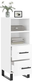 vidaXL Ντουλάπι Γυαλιστερό Λευκό 34,5x34x90 εκ. Επεξεργασμένο Ξύλο