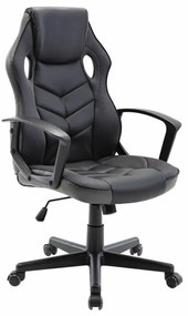 Καρέκλα gaming Mesa 431, Μαύρο, Γκρι, 105x62x59cm, Με ρόδες, Με μπράτσα, Μηχανισμός καρέκλας: Κλίση | Epipla1.gr