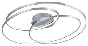 Φωτιστικό Οροφής - Πλαφονιέρα Led Gale 673918007 80x65cm Nickel Trio Lighting Metal