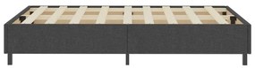 vidaXL Πλαίσιο Κρεβατιού Boxspring Γκρι 120 x 200 εκ. Υφασμάτινο